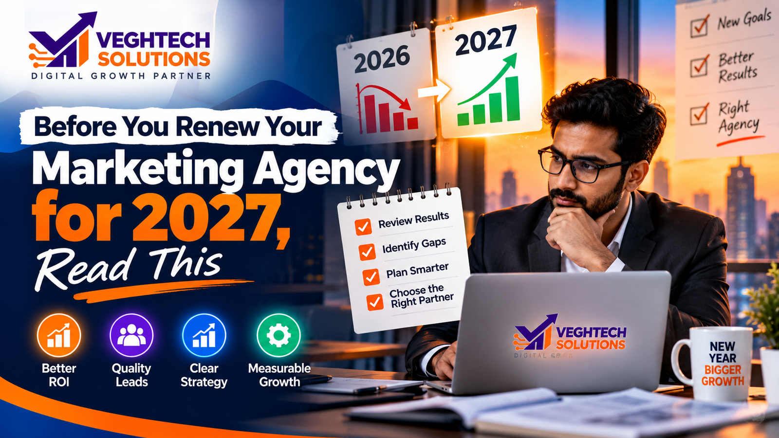 Year-end performance marketing agency review and 2027 planning